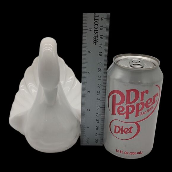 Andre Richard Vintage Swan White Porcelain Soap Trinket Dish Baby Shower Decor - Picture 3 of 10